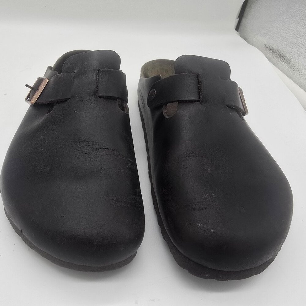 Birkenstock Boston leather, Black  size 43